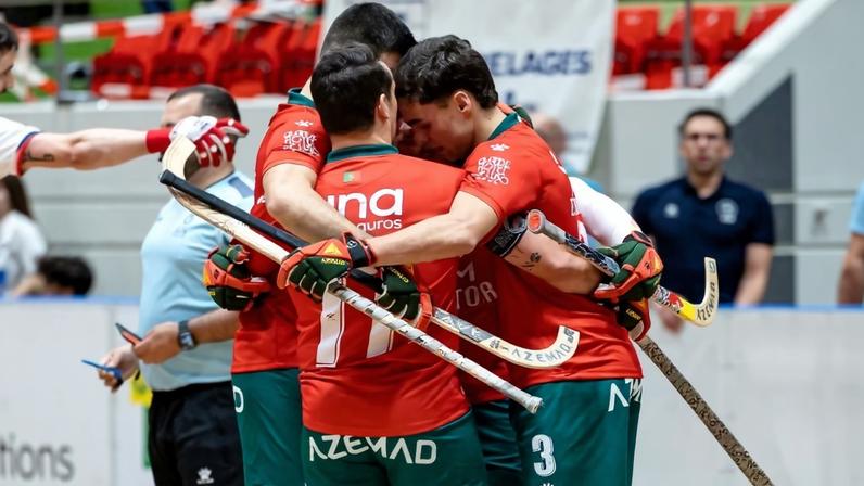 Hóquei: Portugal vence a França e segue para as meias-finais em Montreux