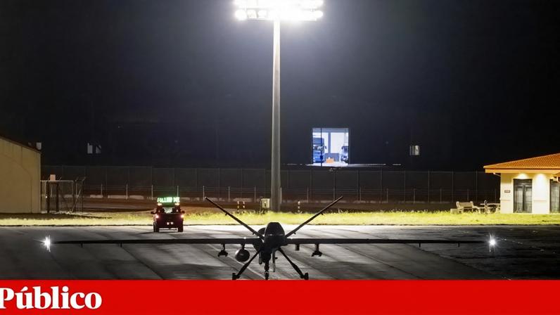 Base das Lajes recebe pela segunda noite consecutiva drone MQ-9 Reaper dos EUA