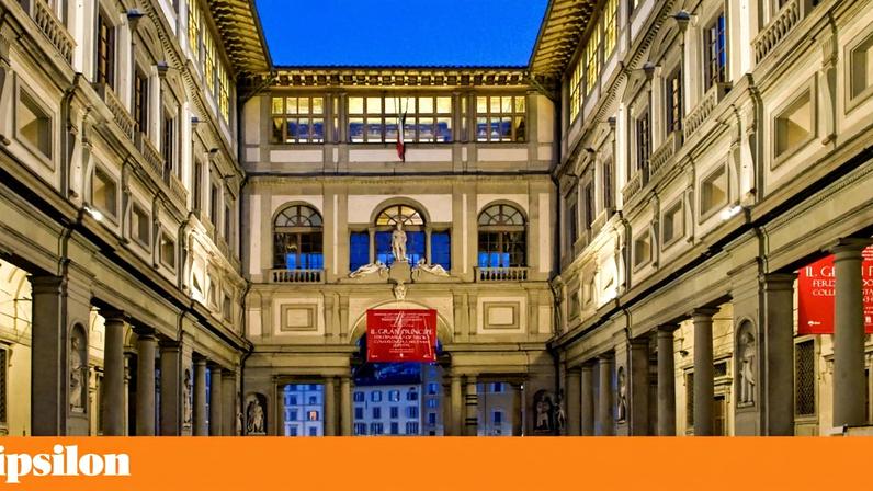 As Galerias dos Uffizi são o segundo museu mais visitado de Itália