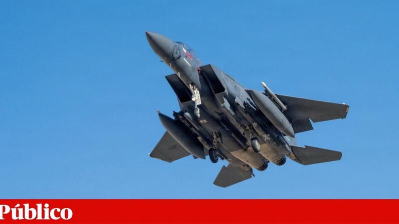 Caça F-15, como o que acabou abatido pelo Irão