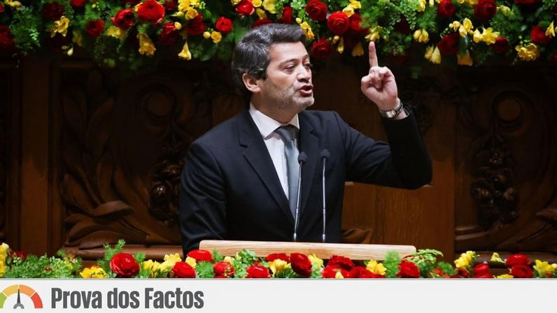 André Ventura na sessão solene dos 50 anos da Constituição