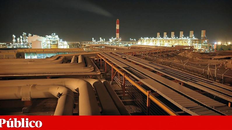 O complexo iraniano de South Pars, no porto de Assaluyeh