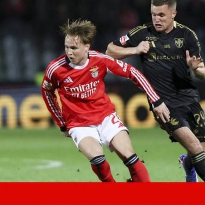 Benfica mantém distância do título após novo empate com o Casa Pia