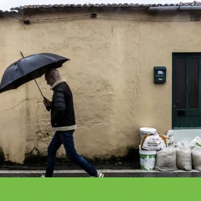 Mau tempo: continente com aviso amarelo por chuva e Madeira laranja por vento