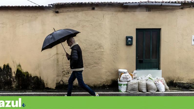 Mau tempo: continente com aviso amarelo por chuva e Madeira laranja por vento
