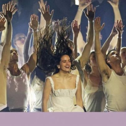 Rosalía leva iconografia religiosa ao palco; moda também recorre à religião