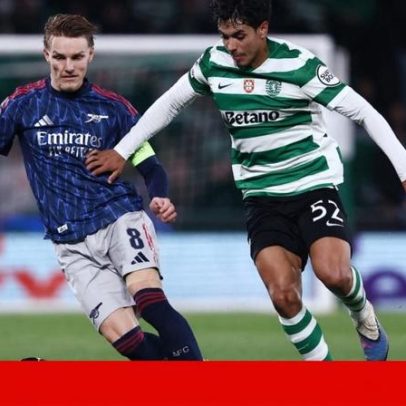 Sporting domina jogo na Champions, mas sai sem pontos