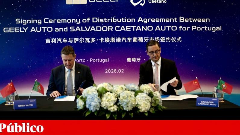 Geely chega a Portugal como nova marca automóvel chinesa