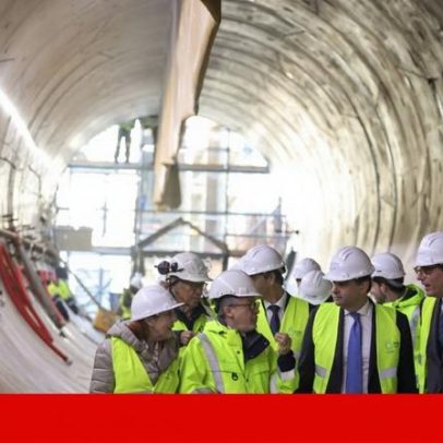 Conclusão do segundo túnel do drenagem de Lisboa prevista para 2029