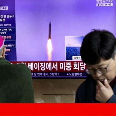Coreia do Norte testa míssil balístico e arma EM antes da chegada de ministro chinês