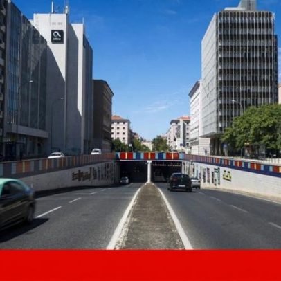 Túnel da Av. João XXI fecha para obras e reabre em fev. 2027
