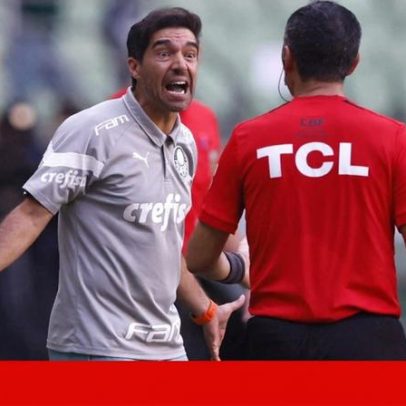 Abel Ferreira suspenso por oito jogos no Brasil por desrespeito a árbitros