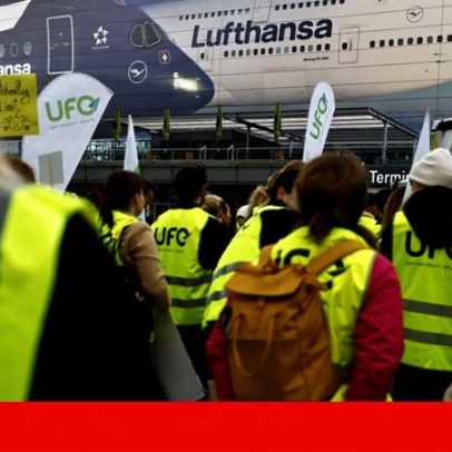 Greve de pilotos afeta Grupo Lufthansa na segunda e terça-feira