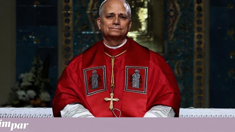 O Papa Leão XIV attends a meeting with the Algerian community at the Basilica of our lady of Africa in Algiers, Algeria, April 13, 2026. REUTERS/Guglielmo Mangiapane