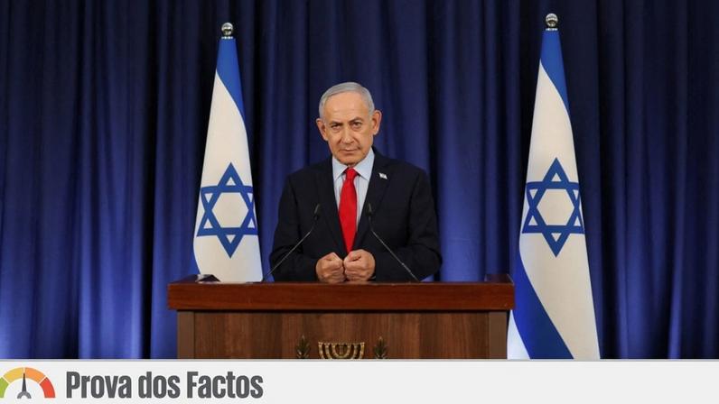 O primeiro-ministro israelita, Benjamin Netanyahu