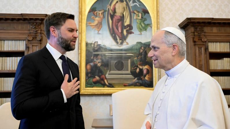 J.D. Vance, vice-presidente dos EUA, visitou o Papa Leão XIV, no Vaticano, em Maio do ano passado