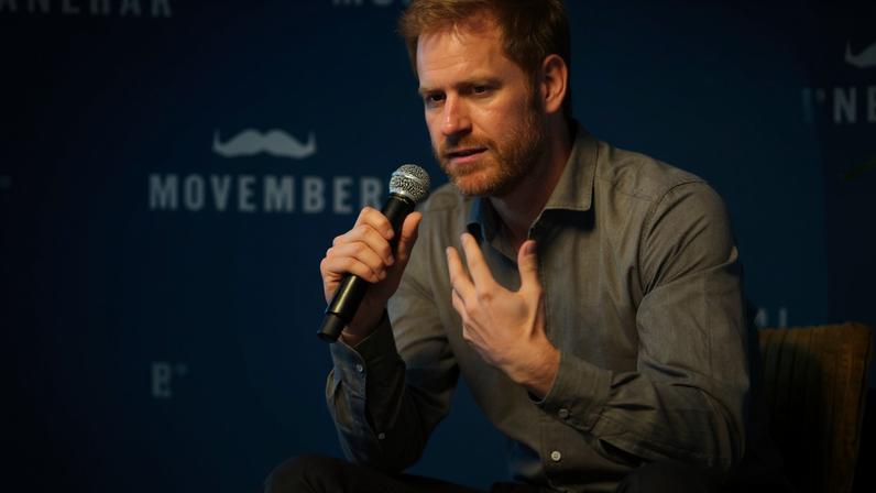 O Príncipe Harry participou num evento da Movember, em Melbourne, sobre paternidade