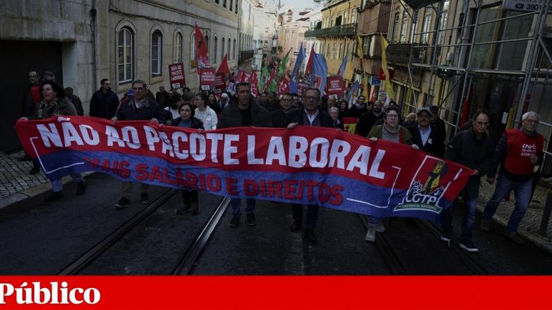 Manifestação de contestação da CGTP à reforma laboral realiza-se esta sexta-feira, 17 de Abril