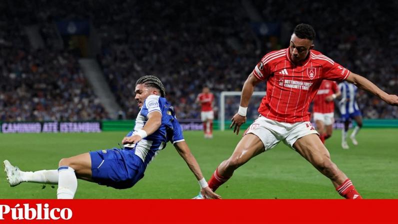 Jogo entre o FC Porto e o Nottingham Forest, relativo à primeira mão dos quartos-de-final da Liga Europa