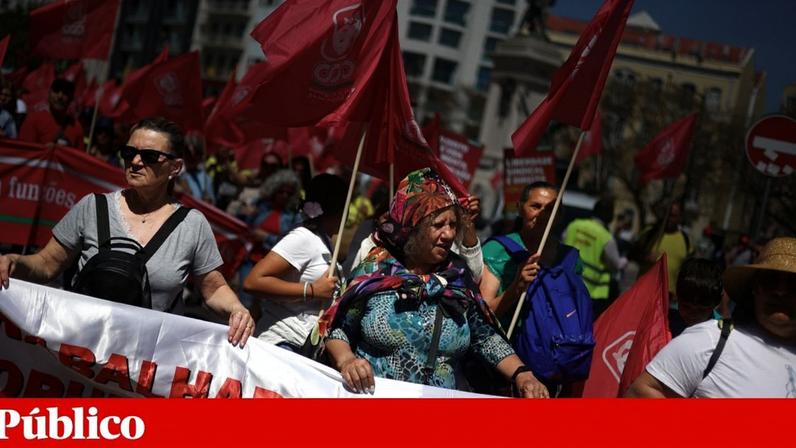 Milhares de trabalhadores voltam a marchar em Lisboa contra o pacote laboral