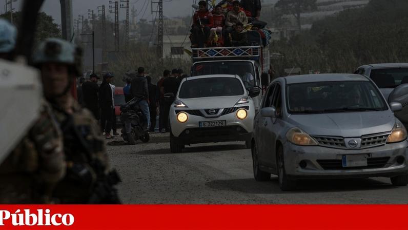 Milhares de libaneses continuavam este sábado a dirigir-se para o Sul do país