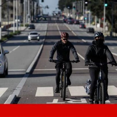 Autoridades lançam campanha de segurança para peões, ciclistas e trotinetes