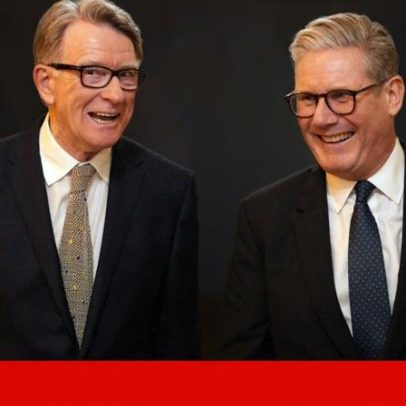 Starmer diz que é inacreditável não ter sido informado sobre veto a Mandelson