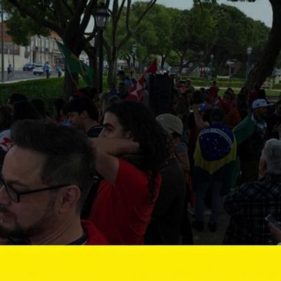 Manifestações pró e contra Lula marcam visita do presidente a Portugal