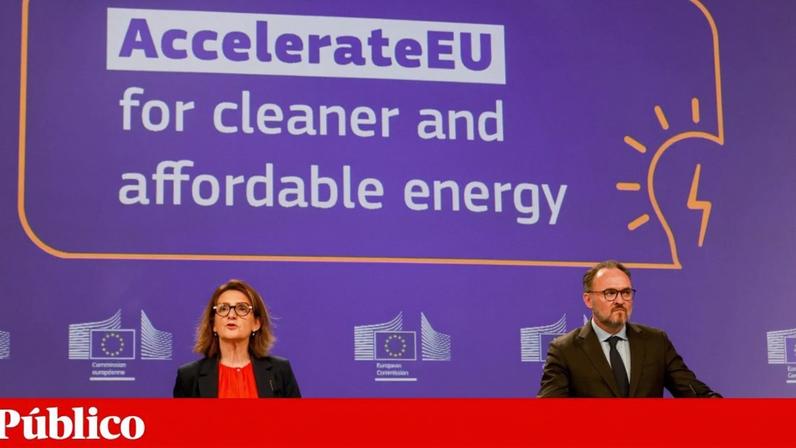 Apresentação do plano contou com a presença de Teresa Ribera, vice-presidente executiva da Comissão, e o Comissário Europeu para a Energia, Dan Jorgensen