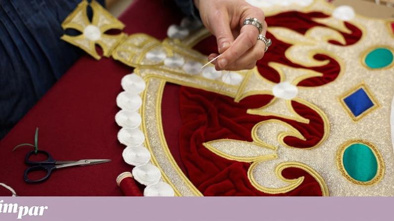 Artesãos França, Alemanha e Grã-Bretanha fabricam cortinas da Royal Opera House