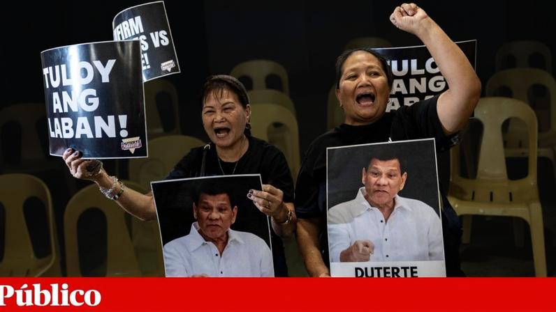 Ex-Presidente filipino Rodrigo Duterte será julgado por crimes contra a humanidade