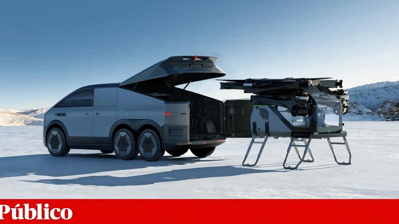 O chamado "Land Aircraft Carrier" é um conjunto modular composto por uma “nave-mãe” terrestre e um módulo aéreo