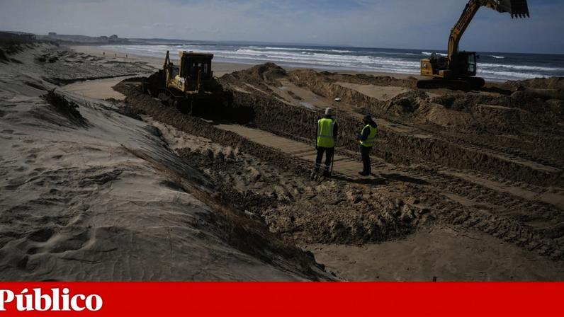 Areais das praias portuguesas reduzem-se com temporais e recebem renovações de areia