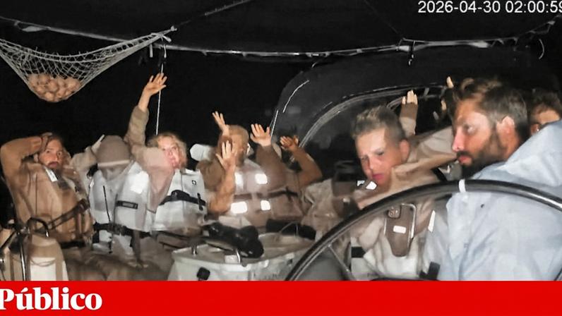 Três portugueses detidos em Israel após interceptação de flotilha humanitária