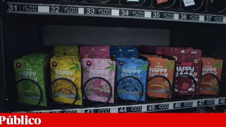 Portugal: 12 máquinas de venda automática vendem gomas com cannabis ilegalmente