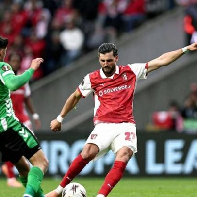 Braga-Betis: penálti decide o jogo entre as equipas