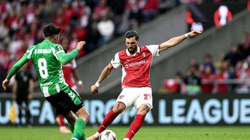 Braga-Betis: penálti decide o jogo entre as equipas