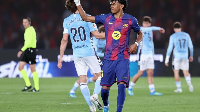 Yamal pediu substituição após lesão