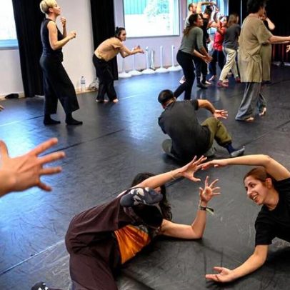 Grupo de meia centena fecha Siloauto no Porto com danças árabes