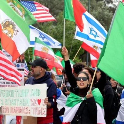 Iranianos em Lisboa defendem continuidade da guerra para mudar o regime