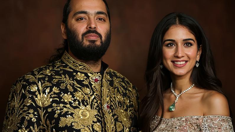 Anant Ambani e a mulher Radhika Merchant