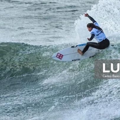 Surfista Francisca Veselko afirma estar onde sempre sonhou