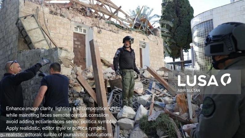 Quatro feridos em edifício atingido por míssil iraniano em Israel