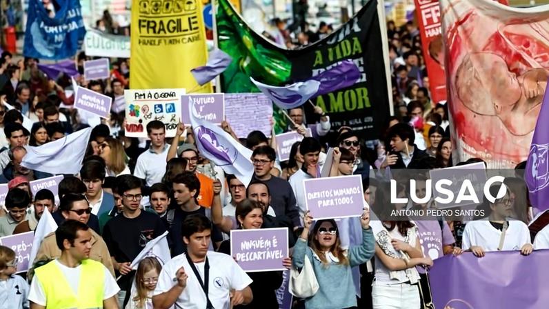 Detido pela PJ homem que atirou cocktail molotov durante Marcha pela Vida