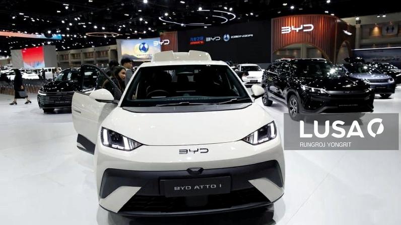 Lucro da BYD cai 55% para 510 milhões de euros entre janeiro e março