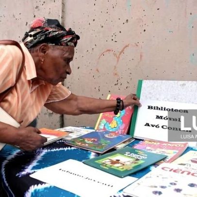 Avó Cecília promove leitura com biblioteca móvel pelos bairros de Maputo