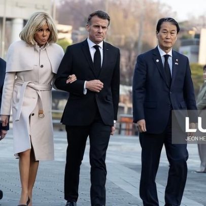 Macron critica Trump por enfraquecer a NATO e guerra sem solução nuclear