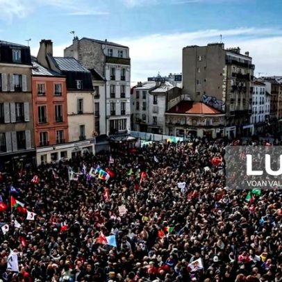 Milhares de pessoas protestam contra racismo em França