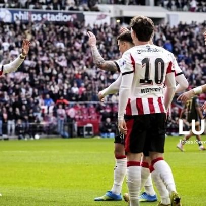 PSV Eindhoven sagra-se tricampeão holandês de futebol