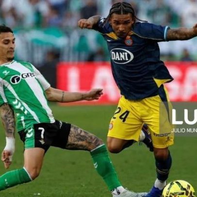 Betis empata com Espanyol antes de enfrentar Braga na Liga Europa